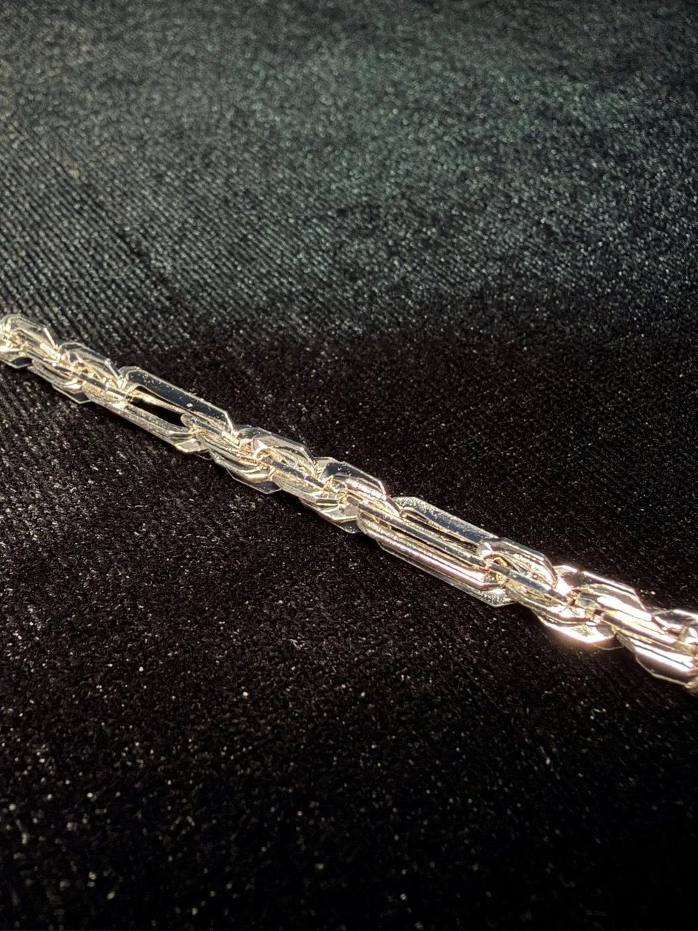 Figarope Milano Italy 925 Stamped Silver filled bracelet 10.9g Brand New